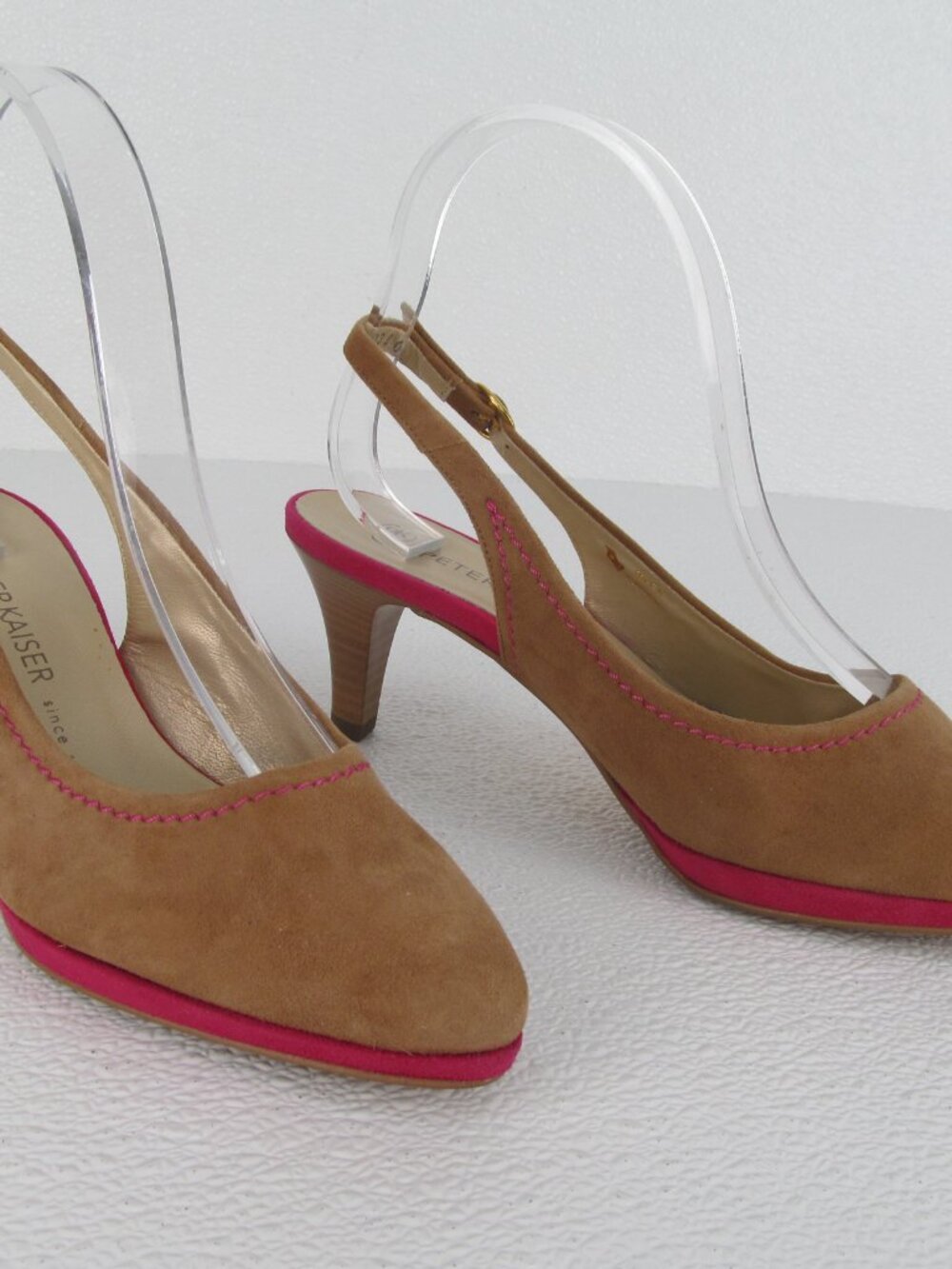 Peter Kaiser Suede Heels Open Back Women’s Size 6 New - Picture 2 of 10